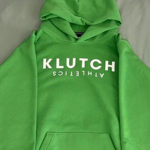 new balance x klutch athletics green athletic hoodie